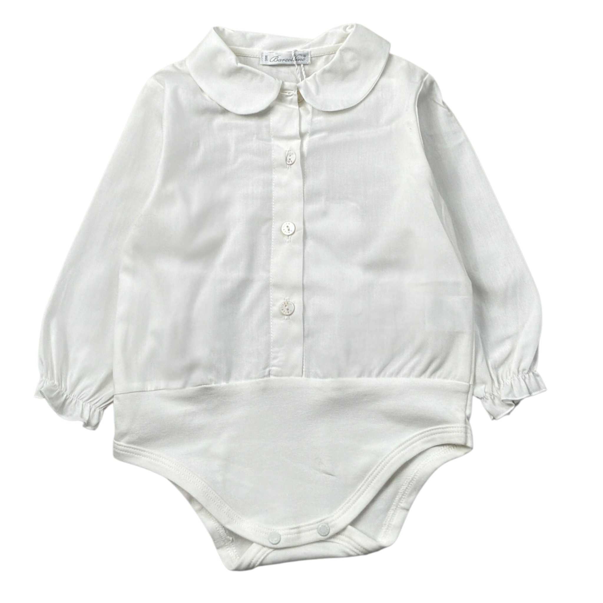 Barcellino Completo 2Pz Camicia Body-Coulotte Verde per Neonata 126009 VERDE BARCELLINO 