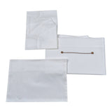 Barcellino Set Lenzuola 3Pz tinta unita con Stampa Bianco per Neonato 4774 BIANCO BARCELLINO 