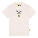 Barrow Kids T-Shirt Girocollo tinta unita con Stampe Crema per Bambino F5BKJGTH133 CREMA BARROW KIDS 