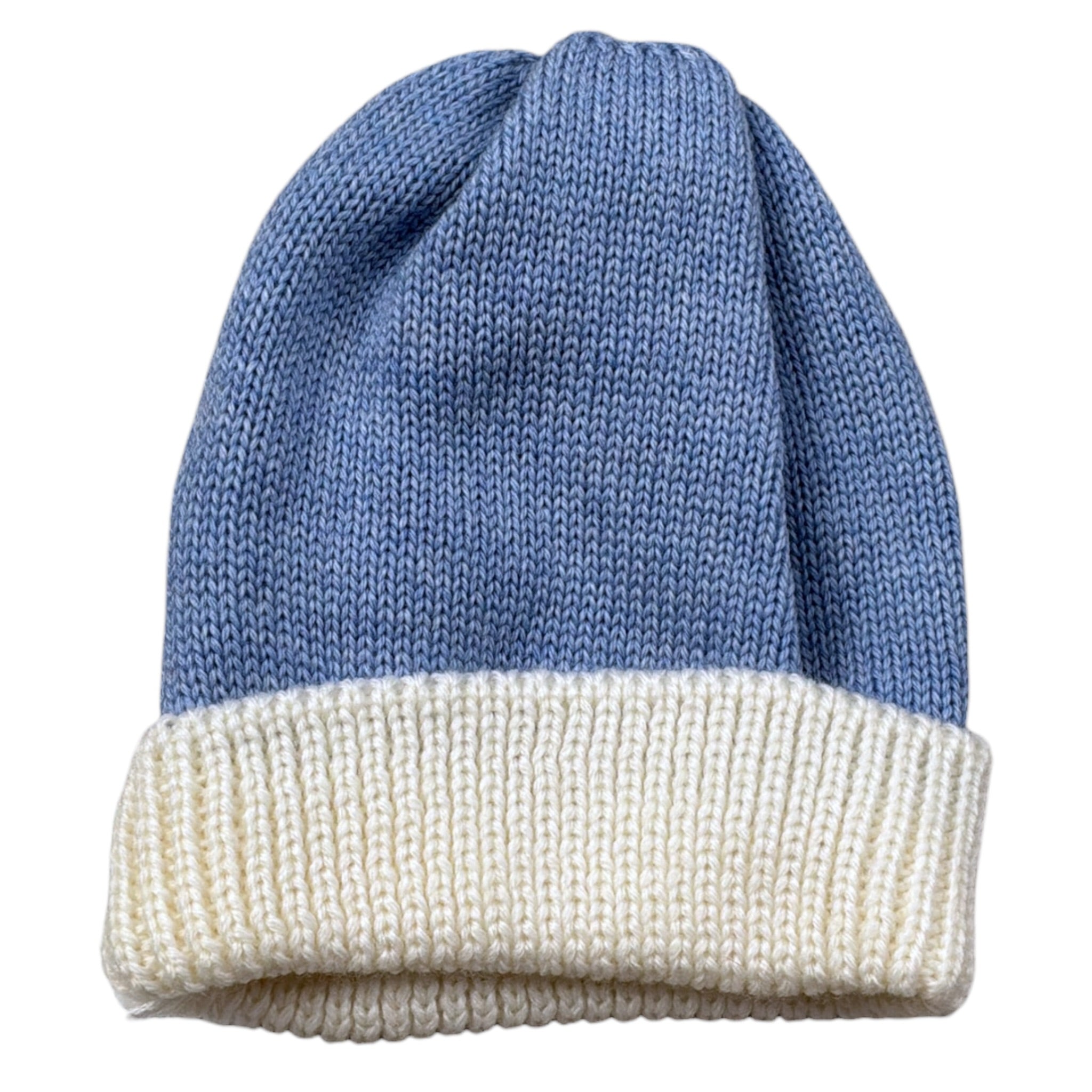 Bebe' Di Almy Cappello Bicolore Azzurro per Neonato CA12 AZZURRO BEBE' DI ALMY 