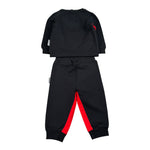 Bikkembergs Completo 2Pz Felpa-Pantalone Nero per Neonato BK1061 NERO BiKKEMBERGS 