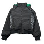 Bikkembergs Giubbino tinta unita con Zip E Cappuccio Nero per Bambino BK2605 NERO BiKKEMBERGS 