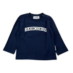 Bikkembergs Shirt tinta unita con Stampa Blu per Neonato BK3825 BLU BiKKEMBERGS 