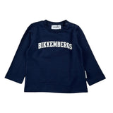 Bikkembergs Shirt tinta unita con Stampa Blu per Neonato BK3825 BLU BiKKEMBERGS 