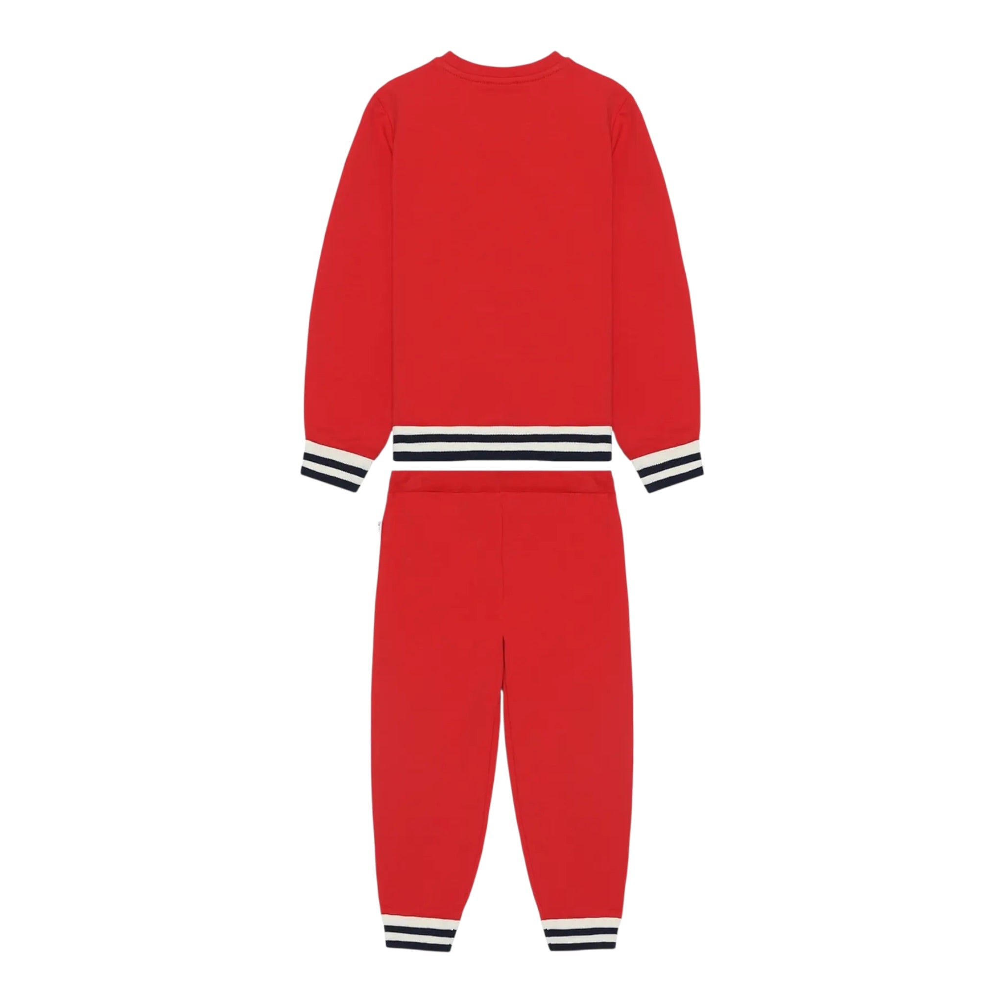 Bikkembergs Completo 2Pz Felpa-Pantalone Rosso per Bambino BK3831JX ROSSO BiKKEMBERGS 