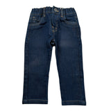 Bikkembergs Jeans tinta unita con Elastico In Vita Blu per Neonato BK3837 BLU BiKKEMBERGS 