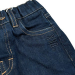 Bikkembergs Jeans tinta unita con Elastico In Vita Blu per Neonato BK3837 BLU BiKKEMBERGS 