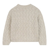 Billieblush Maglia Girocollo tinta unita con Paillettes Beige per Neonata 5U21382 BEIGE BillIEBLUSH 