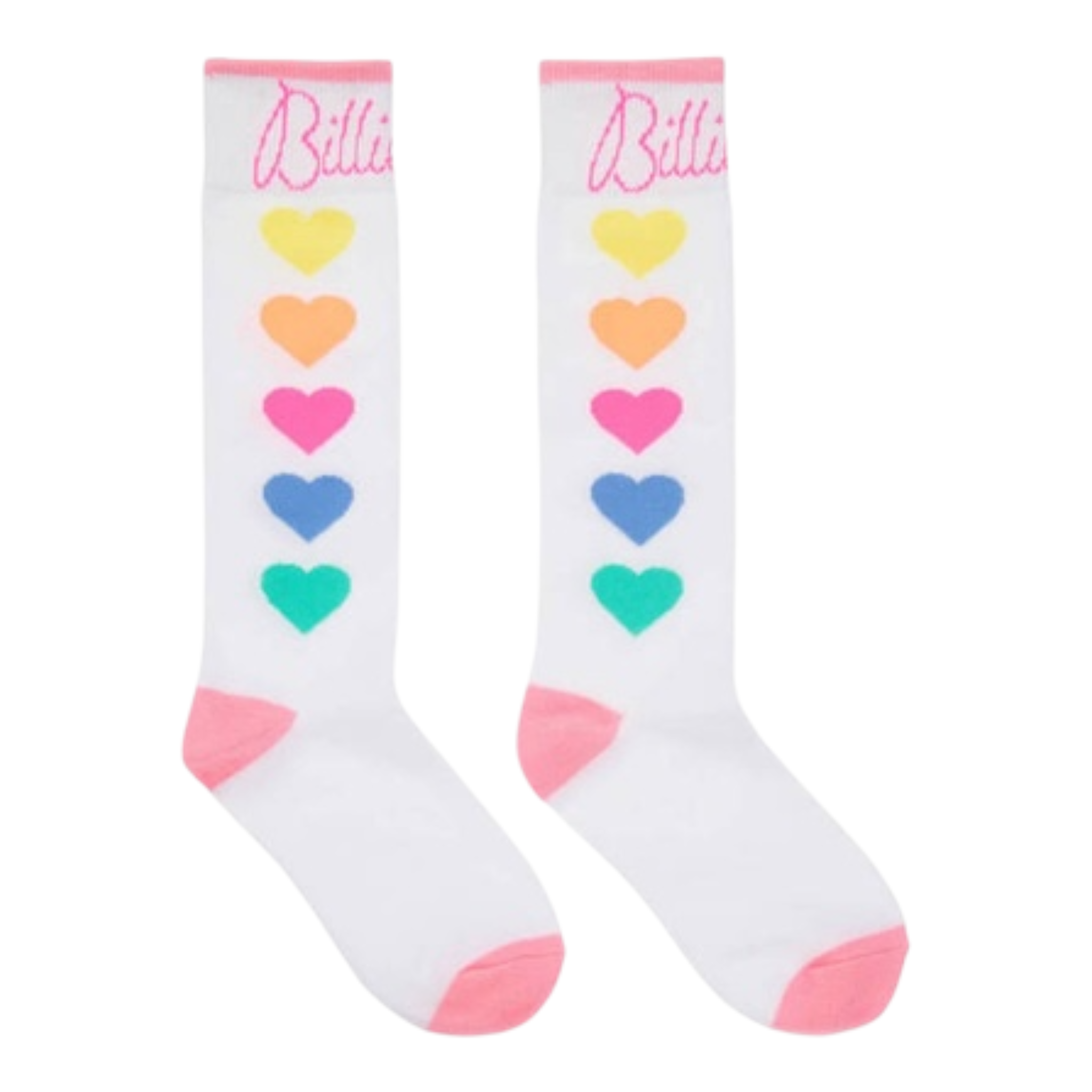 Billieblush Calzini tinta unita con Stampe Bianco per Bambina U10513 BIANCO BillIEBLUSH 