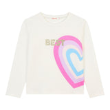 Billieblush Set 2 Shirt tinta unita con Stampa Panna per Bambina U20659 PANNA BillIEBLUSH 
