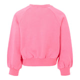 Billieblush Felpa Chiusa Girocollo tinta unita con Stampa Rosa Fluo per Neonata U21035N ROSA FLUO BillIEBLUSH 