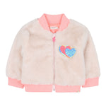 Billieblush Pelliccia tinta unita con Zip Rosa per Neonata U21251 ROSA BillIEBLUSH 