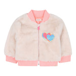 Billieblush Pelliccia tinta unita con Zip Rosa per Neonata U21251X ROSA BillIEBLUSH 
