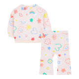 Billieblush Completo 2 Pezzi Felpa-Pantalone tinta unita Rosa per Neonata U21253 ROSA BillIEBLUSH 