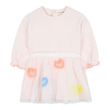 Billieblush Abito Manica Lunga tinta unita con Gonna Tulle Rosa per Neonata U21255 ROSA BillIEBLUSH 