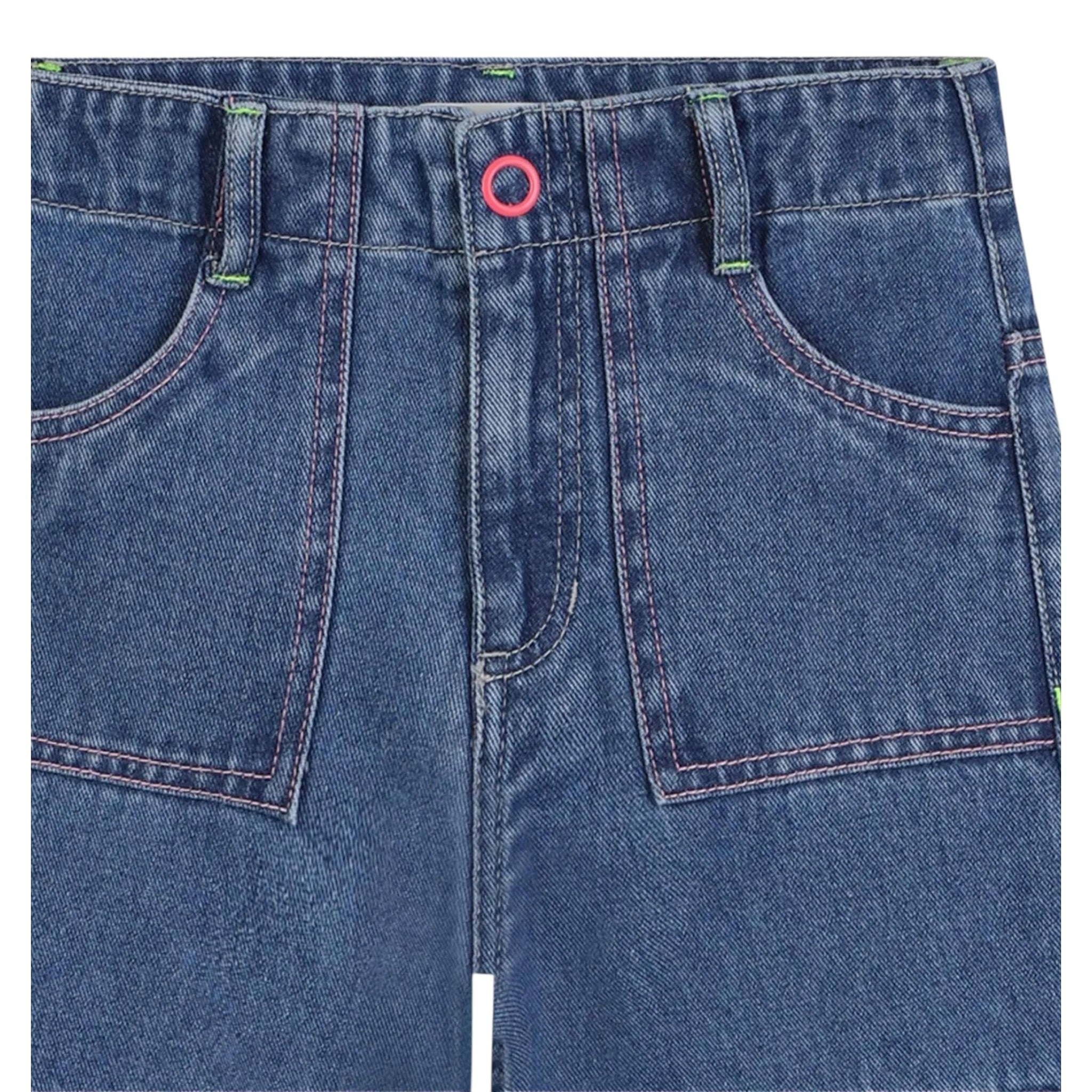 Billieblush Jeans tinta unita Modello Palazzo Blu per Bambina U21329 BLU BillIEBLUSH 