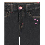Billieblush Jeans tinta unita Modello Palazzo Nero per Bambina U21340 NERO BillIEBLUSH 