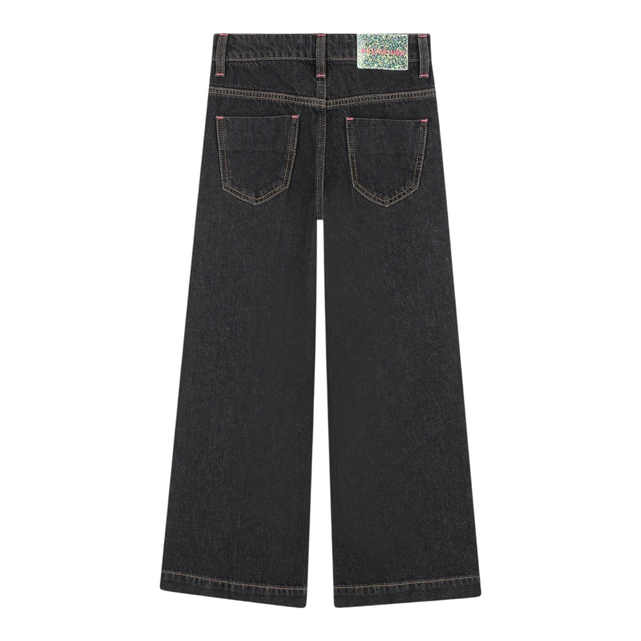 Billieblush Jeans tinta unita con Girovita Regolabile Nero per Bambina U2134J NERO BillIEBLUSH 