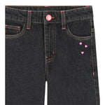 Billieblush Jeans tinta unita con Girovita Regolabile Nero per Neonata U2134 NERO BillIEBLUSH 