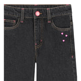 Billieblush Jeans tinta unita con Girovita Regolabile Nero per Neonata U2134 NERO BillIEBLUSH 