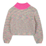Billieblush Maglia Girocollo In Contrasto Multicolor per Neonata U21367XX MULTICOLOR BillIEBLUSH 