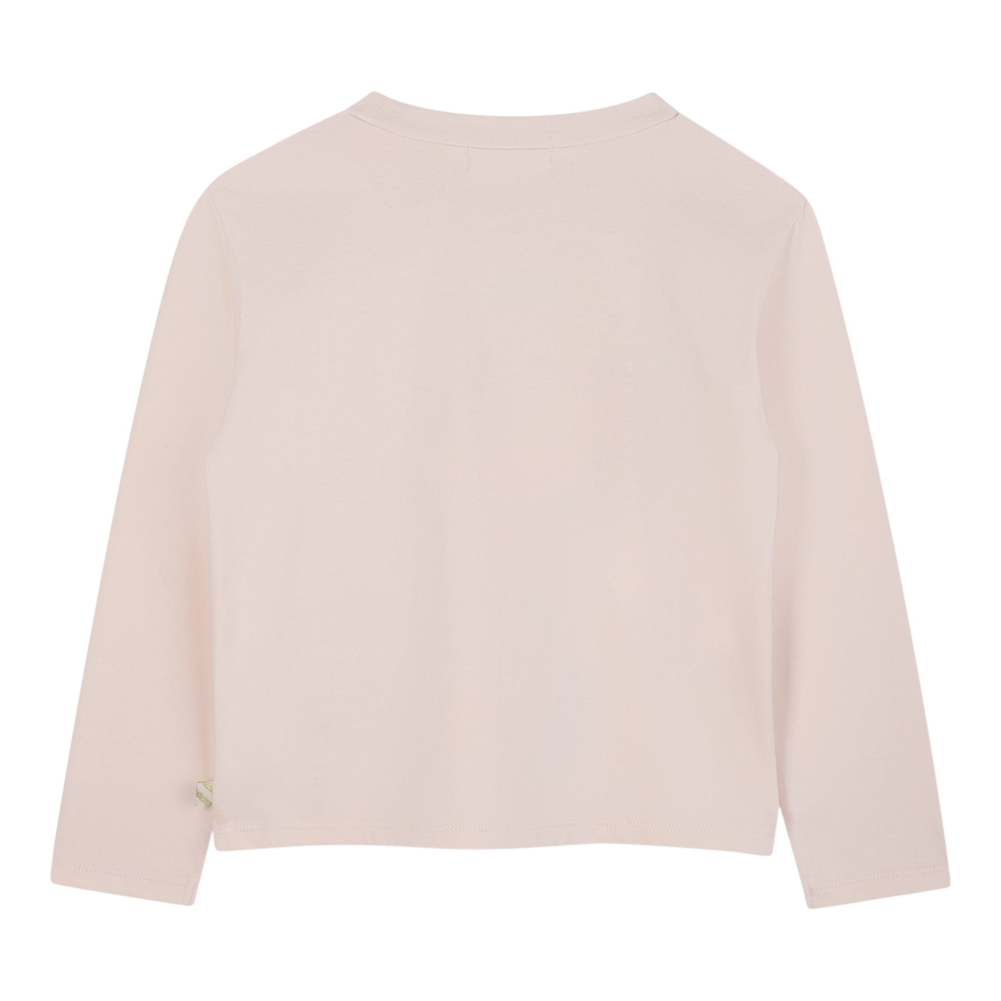 Billieblush Shirt Girocollo tinta unita con Brillantini Rosa per Bambina U21400J ROSA BillIEBLUSH 