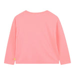 Billieblush Shirt Girocollo tinta unita con Stampe Pesca per Bambina U21420 PESCA BillIEBLUSH 