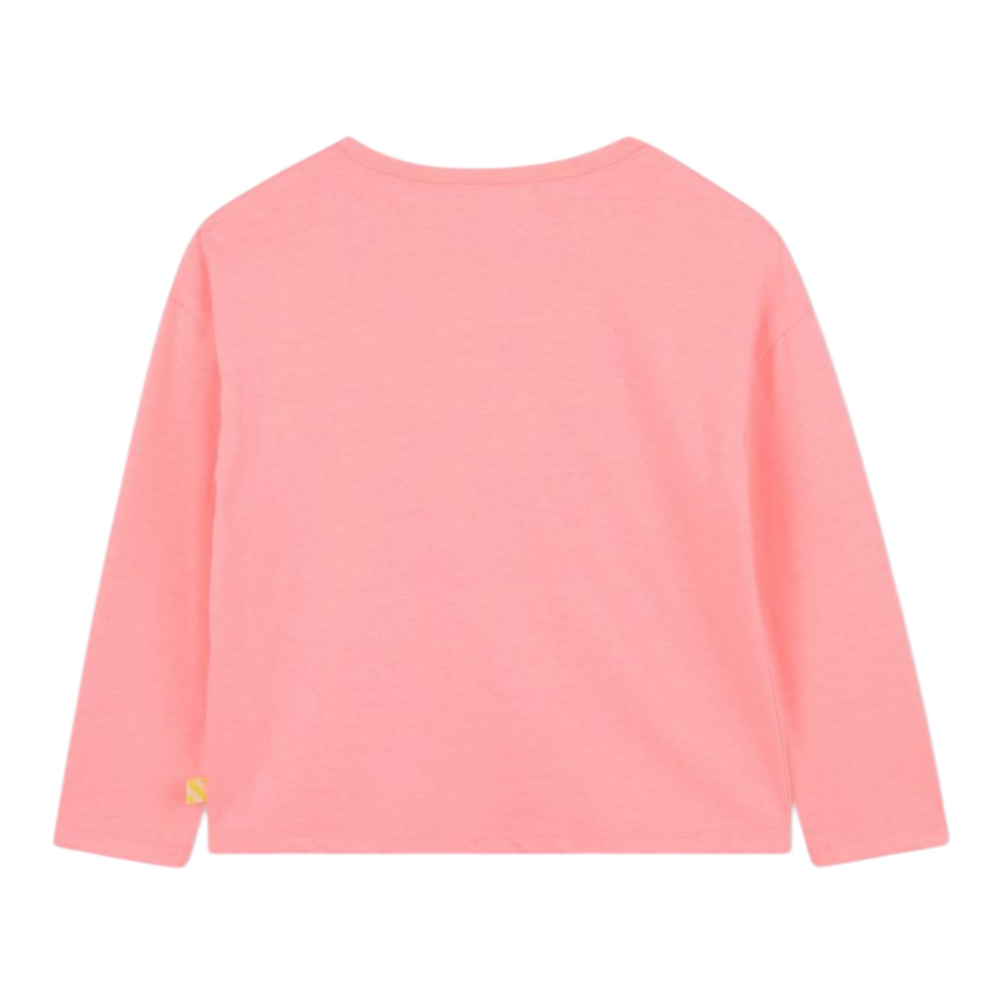 Billieblush Shirt Girocollo tinta unita con Stampe Pesca per Bambina U21420 PESCA BillIEBLUSH 
