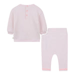 Billieblush Completo 2 Pezzi Felpa-Leggins tinta unita Rosa per Neonata U21446 ROSA BillIEBLUSH 