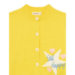 Billieblush Cardigan tinta unita con Ricami Giallo per Bambina U21560 GIALLO BillIEBLUSH 