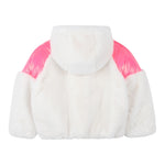 Billieblush Giubbino tinta unita con Cappuccio Panna per Neonata U21563NX PANNA BillIEBLUSH 