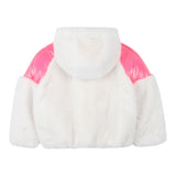 Billieblush Giubbino tinta unita con Cappuccio Panna per Bambina U21563X PANNA BillIEBLUSH 