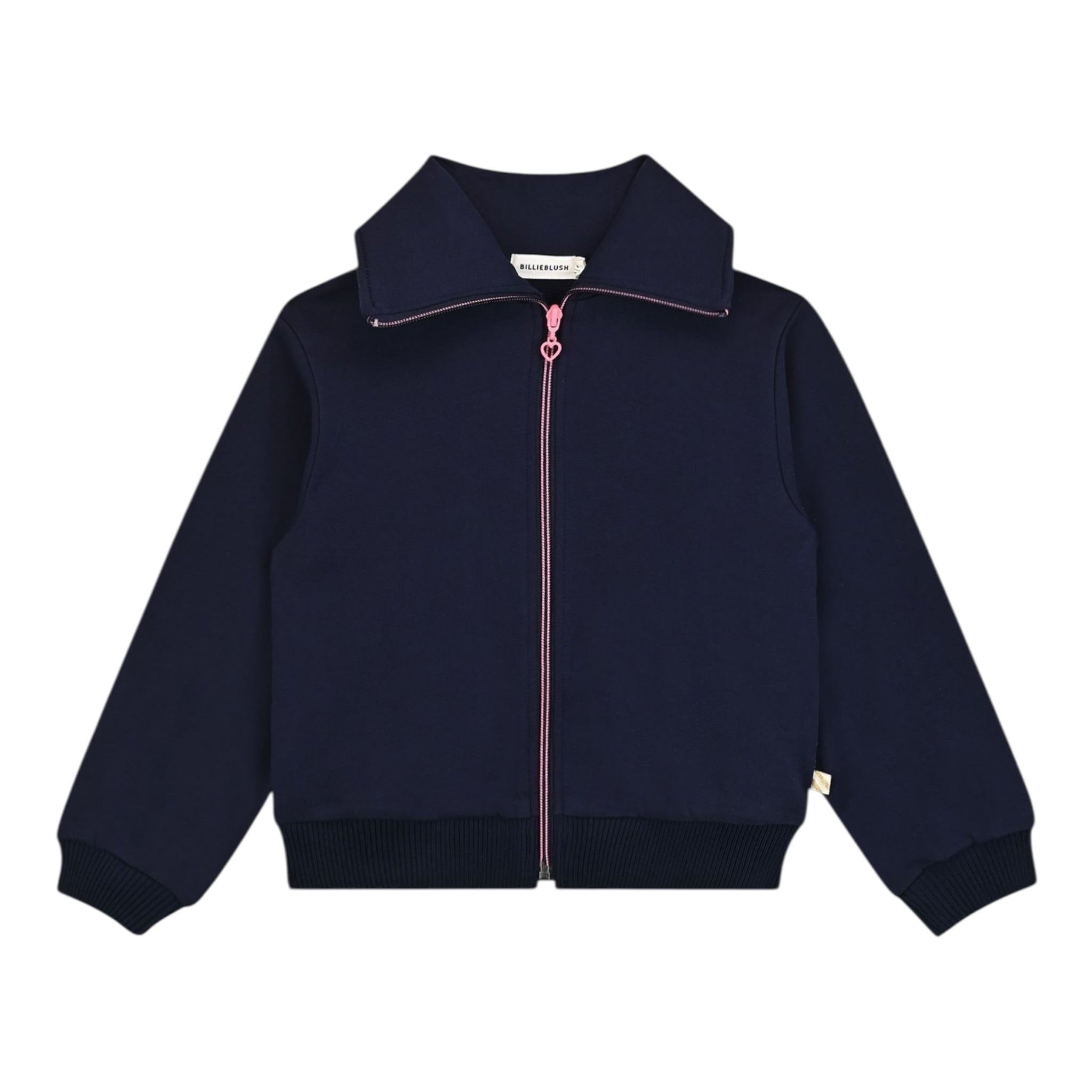 Billieblush Felpa con Zip tinta unita con Paillettes Blu per Neonata U21605N BLU BillIEBLUSH 