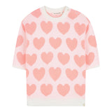 Billieblush Abito Manica Lunga Fantasia Cuori Rosa per Neonata U21656 ROSA BillIEBLUSH 
