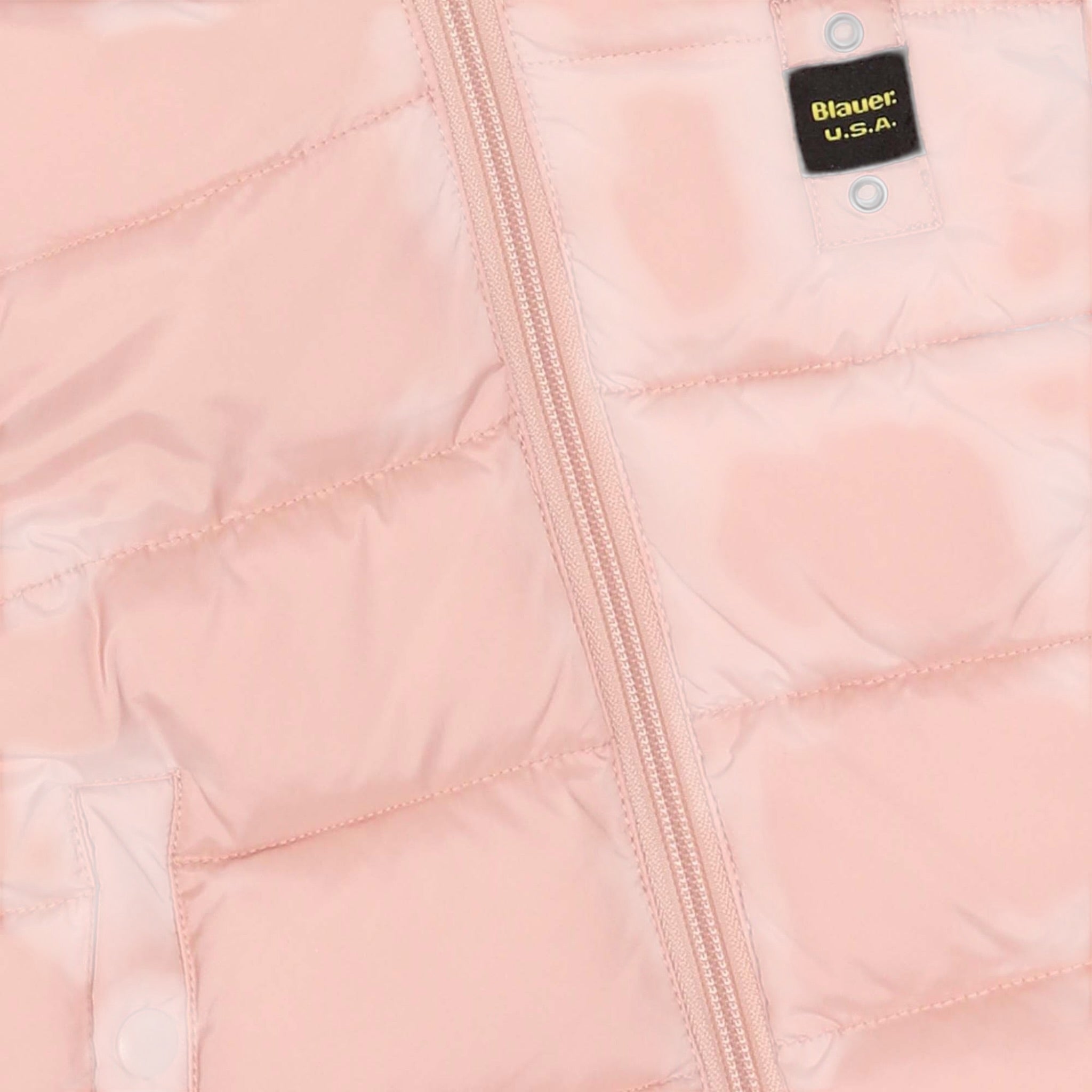 Blauer Giubbino tinta unita con Zip E Cappuccio Rosa per Neonata 24WBBXC02549 RISA BLAUER 