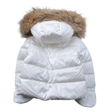 Blauer Giubbino tinta unita con Zip E Cappuccio Bianco per Neonato 24WBBXC02550X BIANCO BLAUER 