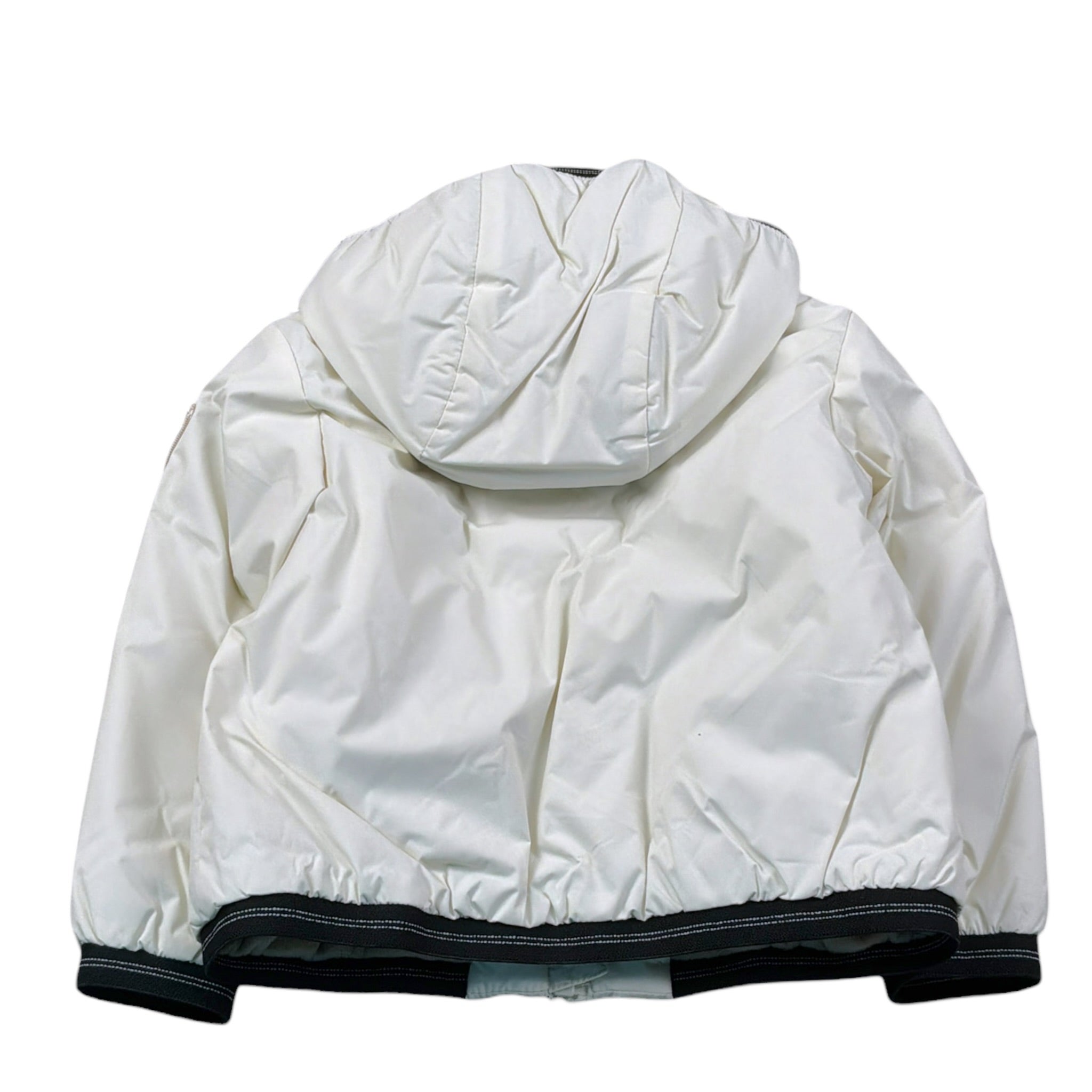 Blauer Giubbino tinta unita con Cappuccio Panna per Neonato 24WBBXC02551 PANNA BLAUER 