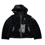 Blauer Giubbino tinta unita con Cappuccio Nero per Bambina 24WBLGC03516 NERO BLAUER 
