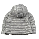 Blauer Giubbino tinta unita con Zip E Cappuccio Grigio per Bambina 25WBLGC02391 GRIGIO BLAUER 