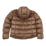 Blauer Giubbino tinta unita con Zip E Cappuccio Beige per Bambino 25WBLKC02427X BEIGE BLAUER 