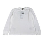 Blauer Shirt tinta unita con Stampa Bianco per Neonato 25WBLKH01476 BIANCO BLAUER 