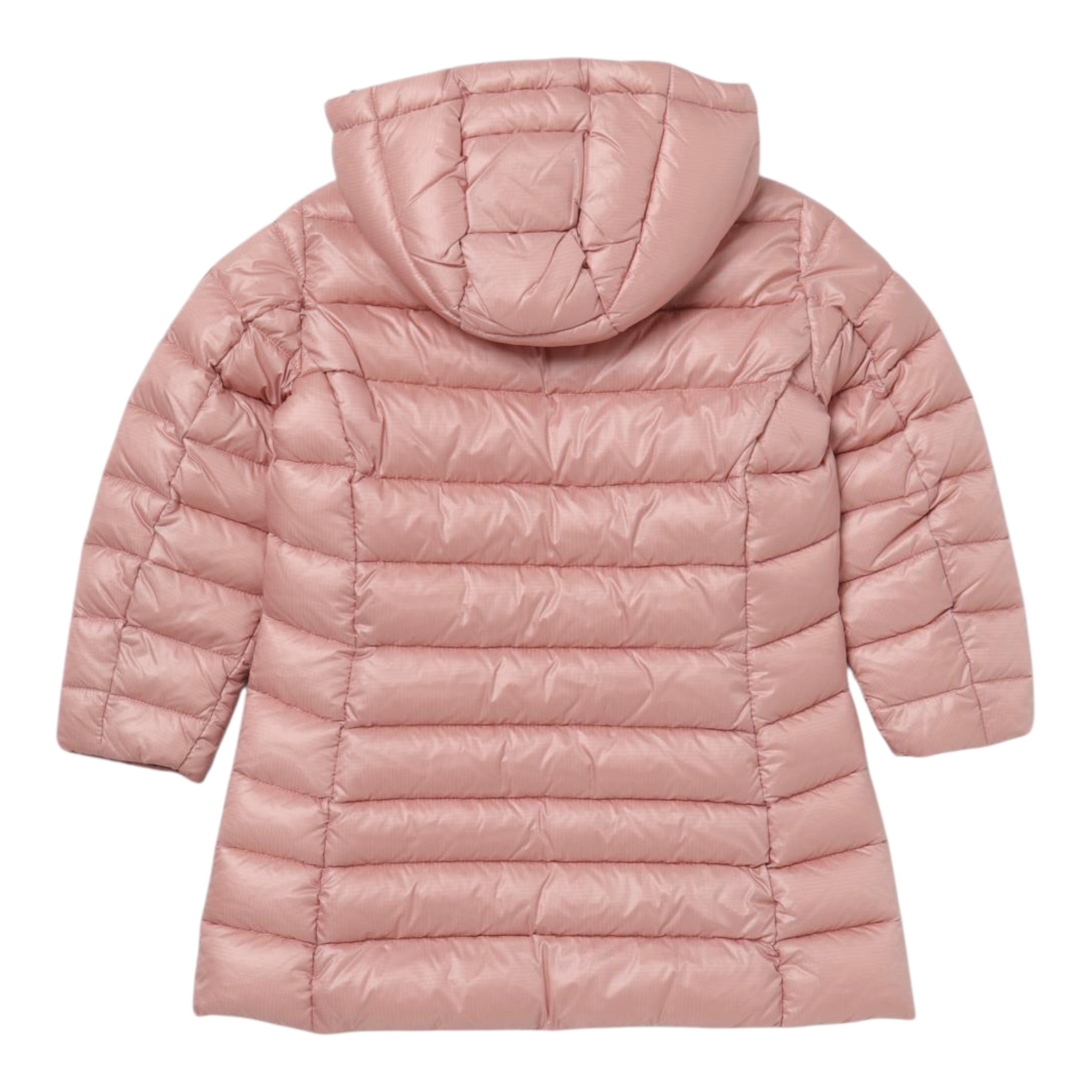 Blauer Giubbino tinta unita con Zip E Cappuccio Rosa per Bambina ADELAIDEK ROSA BLAUER 