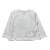 Boboli Shirt Girocollo tinta unita con Stampa Bianco per Neonato 106153 BIANCO BOBOLI 