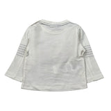 Boboli Shirt Girocollo tinta unita con Stampa Bianco per Neonato 323064 BIANCO BOBOLI 