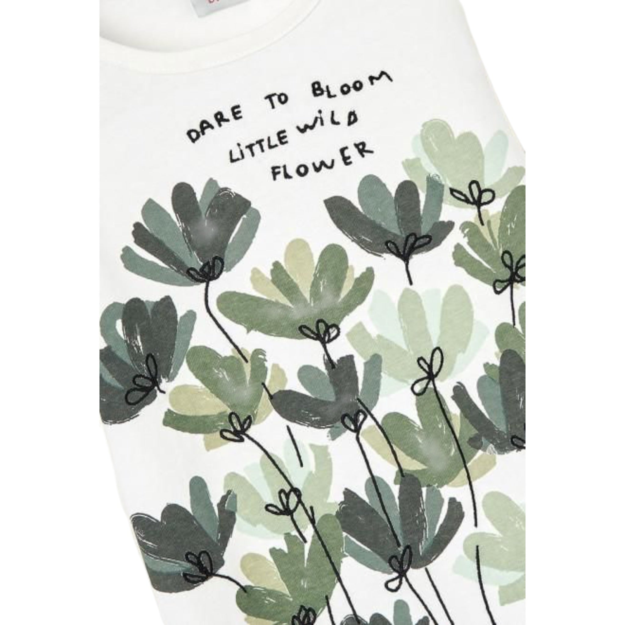Boboli Shirt Girocollo tinta unita Bianco per Bambina 437004 BIANCO BOBOLI 