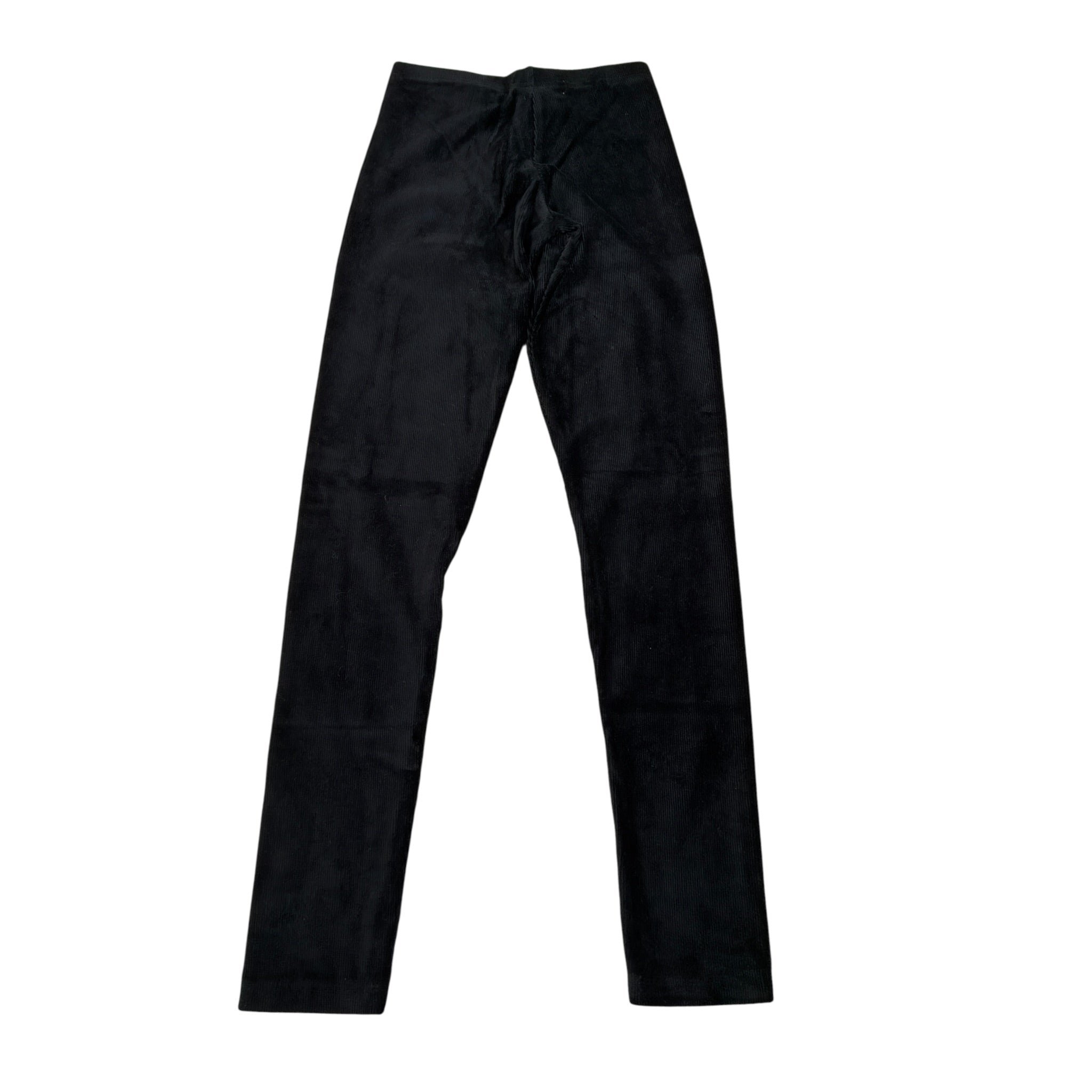 Boboli Leggins tinta unita In Camoscio Nero per Bambina 493062 NERO BOBOLI 