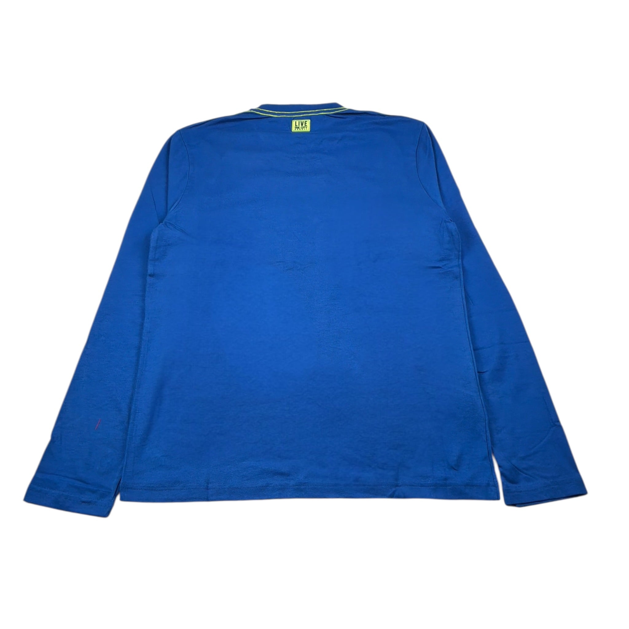 Boboli Shirt Girocollo tinta unita con Stampa Blu per Bambino 518059 BLU BOBOLI 