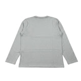 Boboli Shirt Girocollo tinta unita con Stampa Grigio per Bambino 528005 GRIGIO BOBOLI 