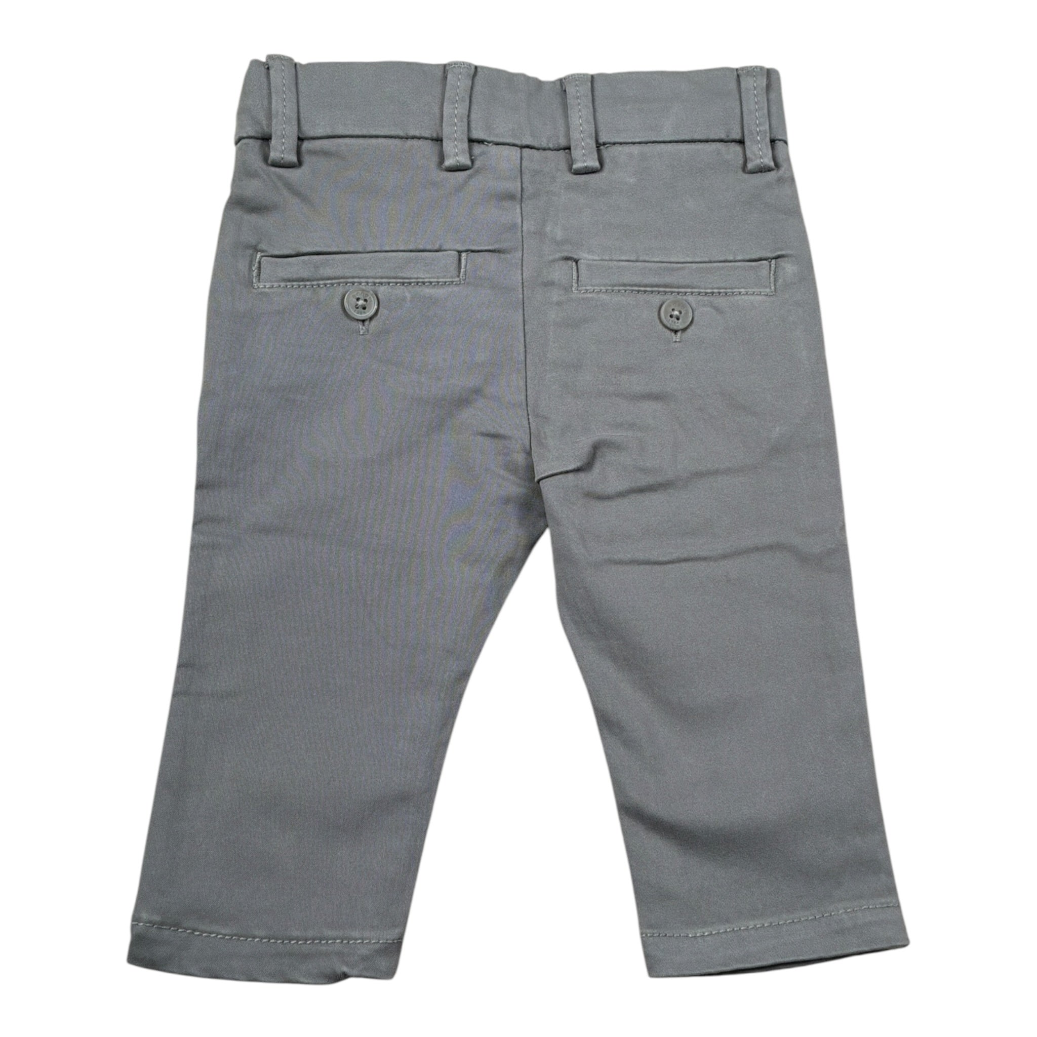 Boboli Pantalone tinta unita con Giorvita Regolabile Grigio per Neonato 717230 GRIGIO BOBOLI 