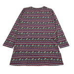 Boboli Abito Manica Lunga Stampa Fantasia Blu per Bambina AQBTBL BLU BOBOLI 